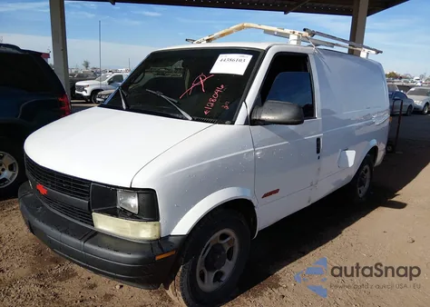 2004 Chevrolet Astro z USA, uszkodzony, nr VIN 1GCDM19X74B128046